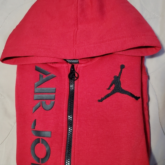 Kids Boys Air Jordan Zip-up Hoodie - Picture 2 of 4